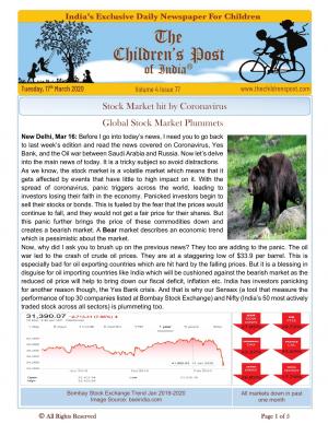 The Children's Post, 17th Mar, 2020