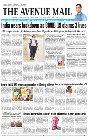 The Avenue Mail, March 18th, 2020