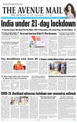 The Avenue Mail, March 25th, 2020