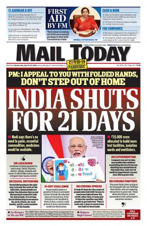 Mail Today, March 25, 2020
