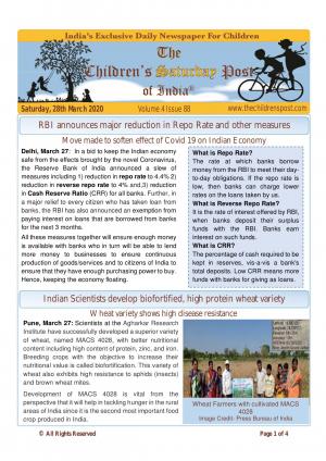 The Children's Post, 28th March 2020