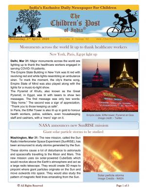 The Children's Post, 1st April, 2020