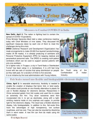 The Children's Post, 3rd April 2020