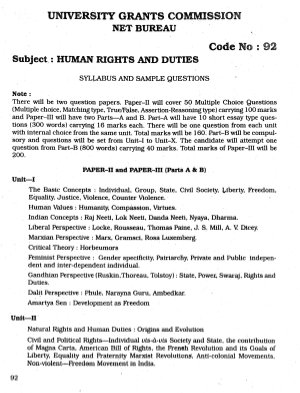 Human Rights and Duties 