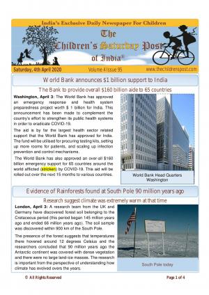 The Children's Post, 4th April 2020