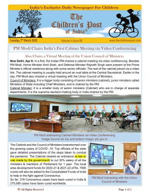 The Children's Post, 7th April, 2020