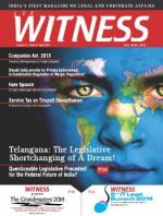 Lex WITNESS - India's First Magazine on Legal & Corporate Affairs
