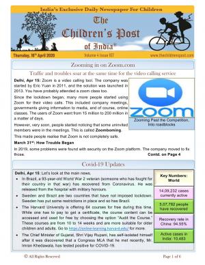 Zooming in on Zoom.com - April 16th 2020 