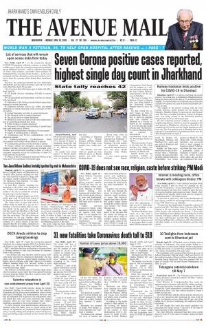 The Avenue Mail, April 20th, 2020