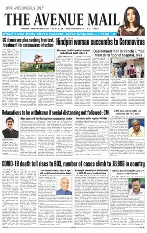 The Avenue Mail, April 22nd, 2020