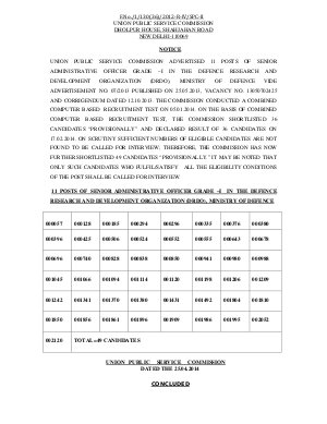 F.No./1/130(36)/2012‐R‐IV/SPC‐II UNION PUBLIC SERVICE COMMISSION DHOLPUR HOUSE, SHAHJAHAN ROAD NEW DELHI-110069