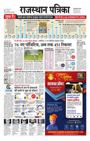 Bikaner Rajasthan Patrika Daak