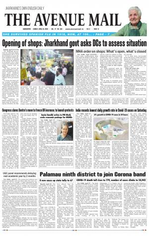 The Avenue Mail, April 26th, 2020