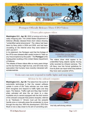 The Children's Post, 29th April, 2020