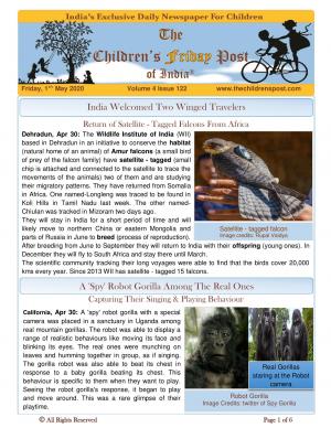 The Children's Post, 1st May 2020