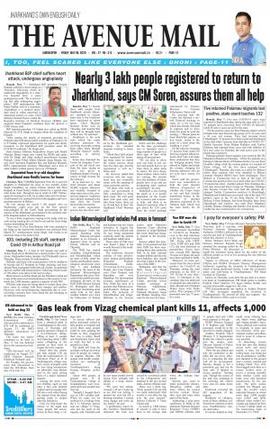 The Avenue Mail, May 8th, 2020