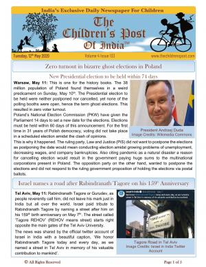 The Children's Post, 12th May, 2020