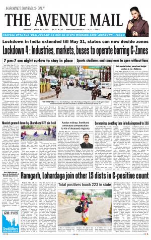 The Avenue Mail, May 18th, 2020