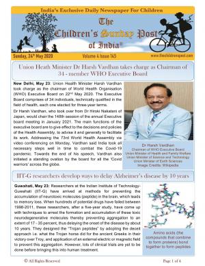 The Children's Post 24th May 2020