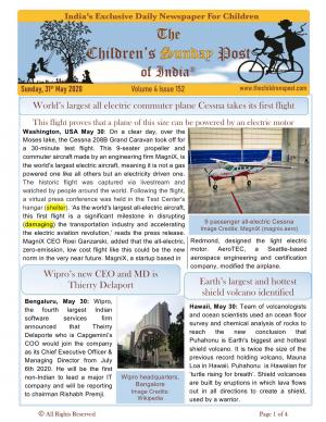 The Children's Post, 31st May 2020