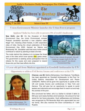 The Children's Post, 7th Jun 2020