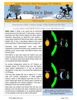 The Children's Post, 8th June 2020