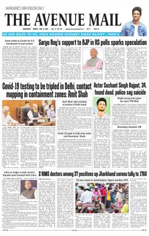 The Avenue Mail, June 15th, 2020