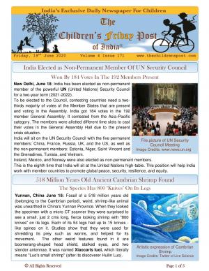 The Children's Post, 19th June 2020