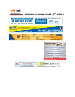J&K Results