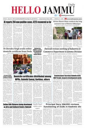 HELLO JAMMU 28-06-2020