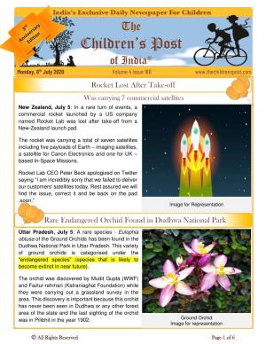 The Children's Post,6th July 2020