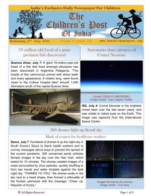 The Children's Post, 8th July, 2020