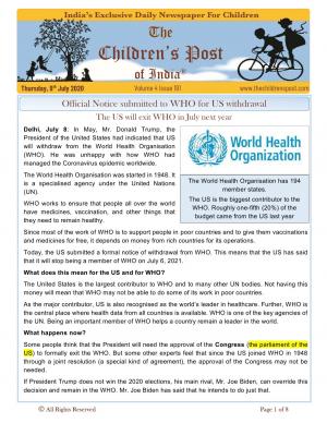 Meme Fest -The Children's Post, 9th July 2020