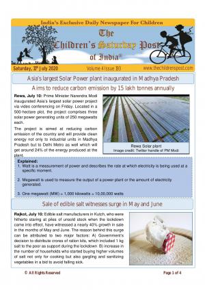 The Children's Post, 11th July 2020