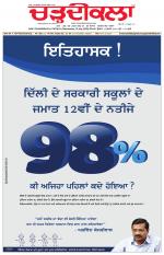 Charhdikala Newspaper (Punjab) 
