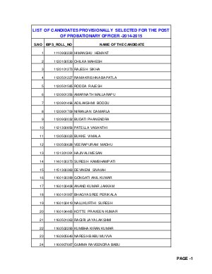 Syndicate Bank Announced Select list of Candidate for PO Posts 2014-15