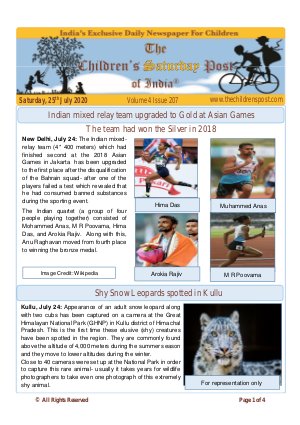  The Children's Post, 25th July 2020