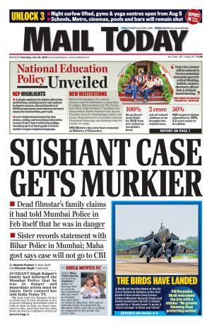 Mail Today issue July 30, 2020