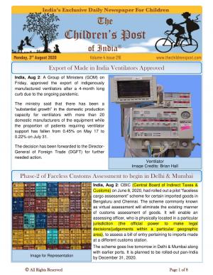 The Children's Post, 2nd August 2020