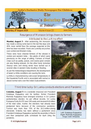  The Children's Post, 8th August 2020