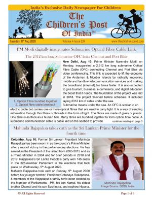 The Children's Post, 11th Aug, 2020