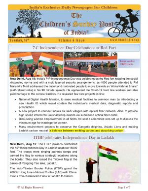 The Children's Post,16th Aug 2020