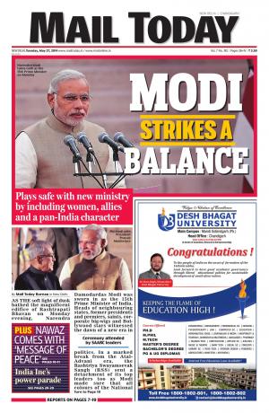 Mail Today, May 27, 2014