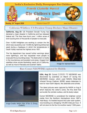 The Children's Post, 24th August, 2020