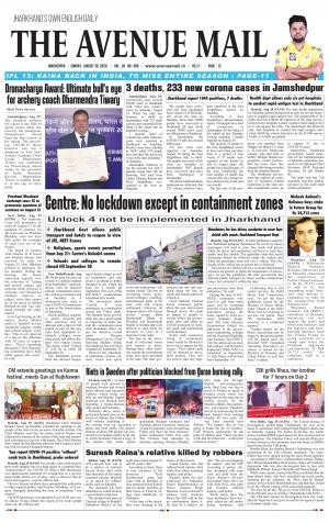 The Avenue Mail, August 30th, 2020