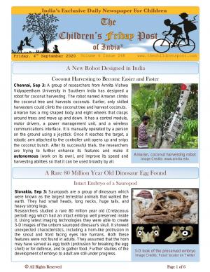 The Children's Post, 4th September 2020