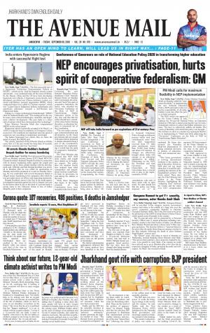 The Avenue Mail, September 8th, 2020