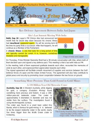 The Children's Post 11th September 2020