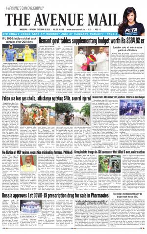 The Avenue Mail, September 19th, 2020