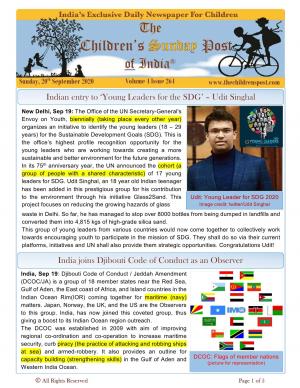 The Children's Post, 20th Sep 2020